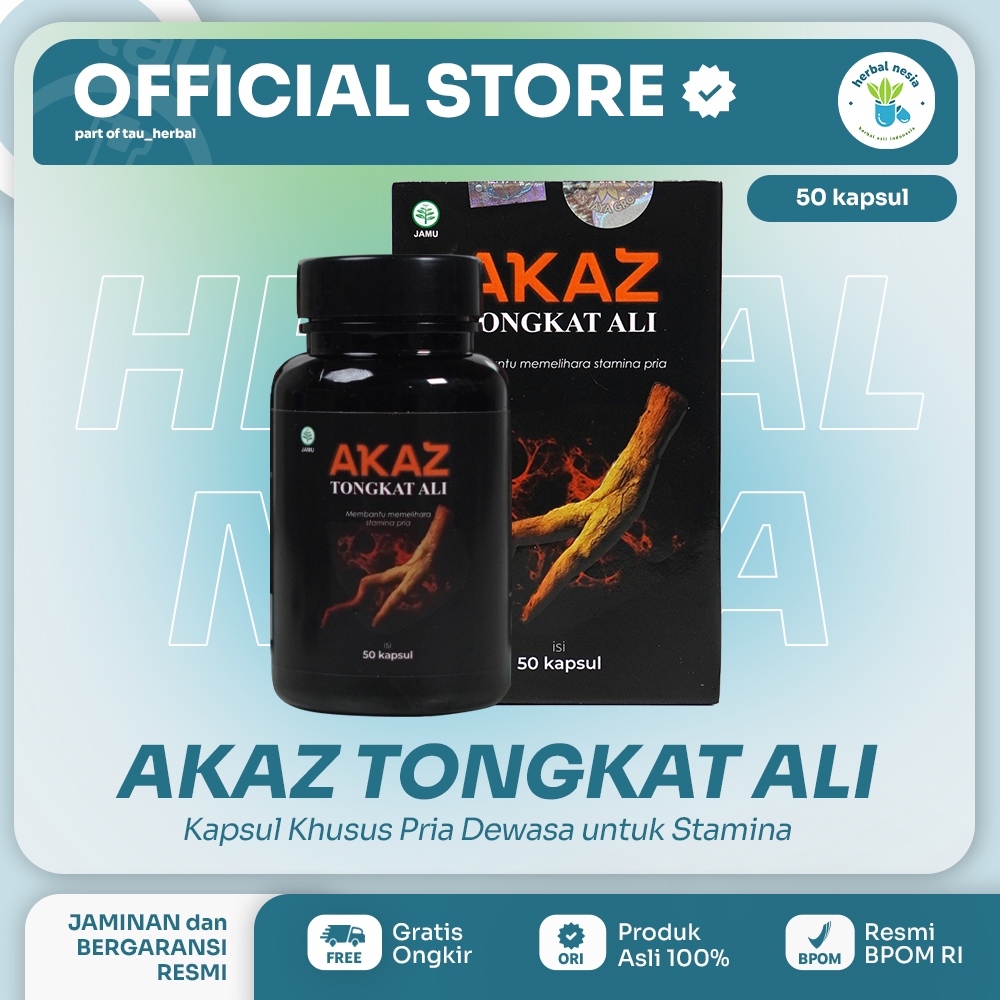 Akaz Tongkat Ali Kapsul Peningkat Gairah Dan Peningkat Hormon Testosteron
