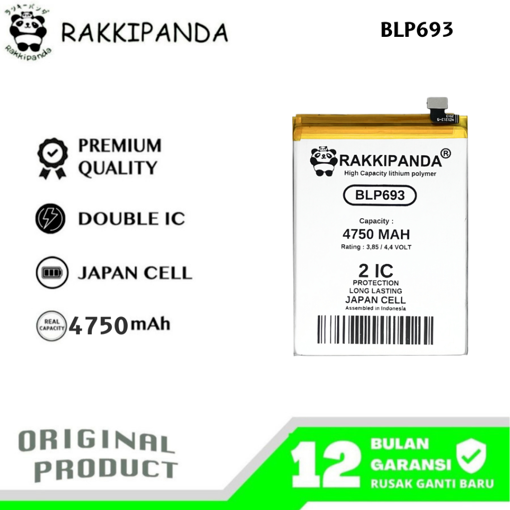 RakkiPanda - BLP693 Realme 3 Batre Batrai Baterai
