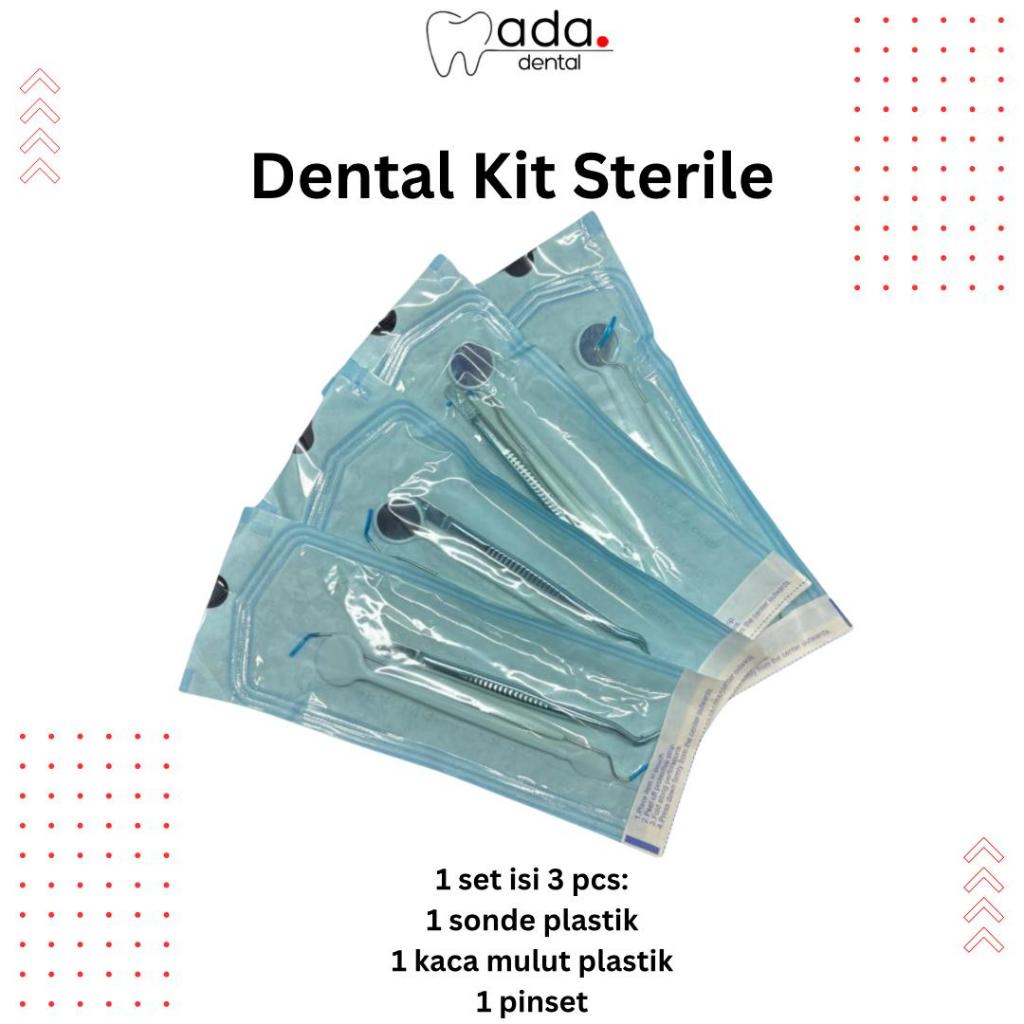 Dental Kit Set Steril/dental kit disposable/dental kit plastik isi 3pcs
