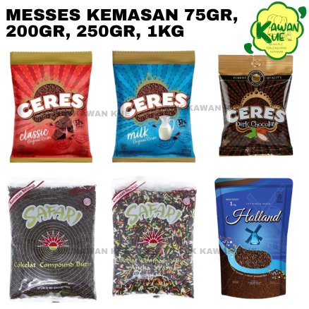 Messes Ceres / Safari Meses / Holland Meses Kemasan 1kg / Meses Coklat / Meses Warna / Messes Ceres