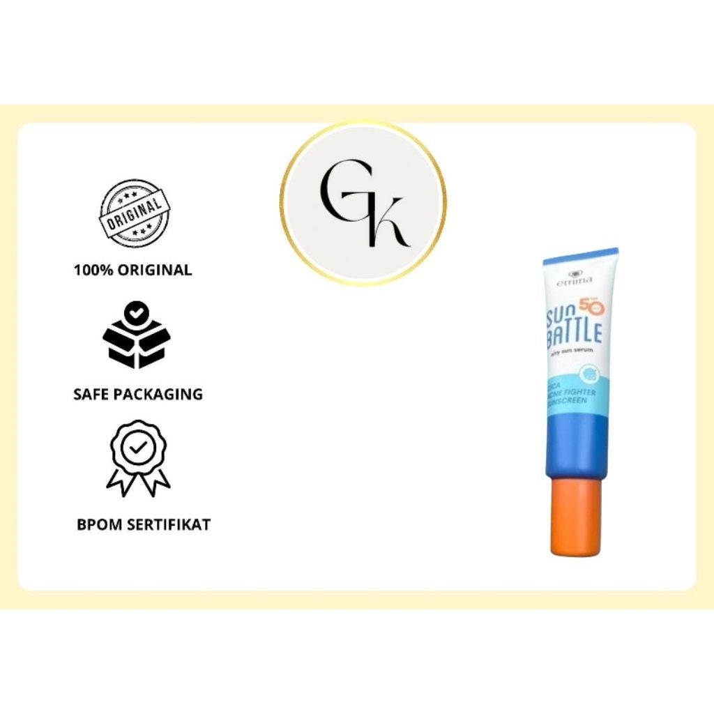Emina sun battle airy sun serum spf 50