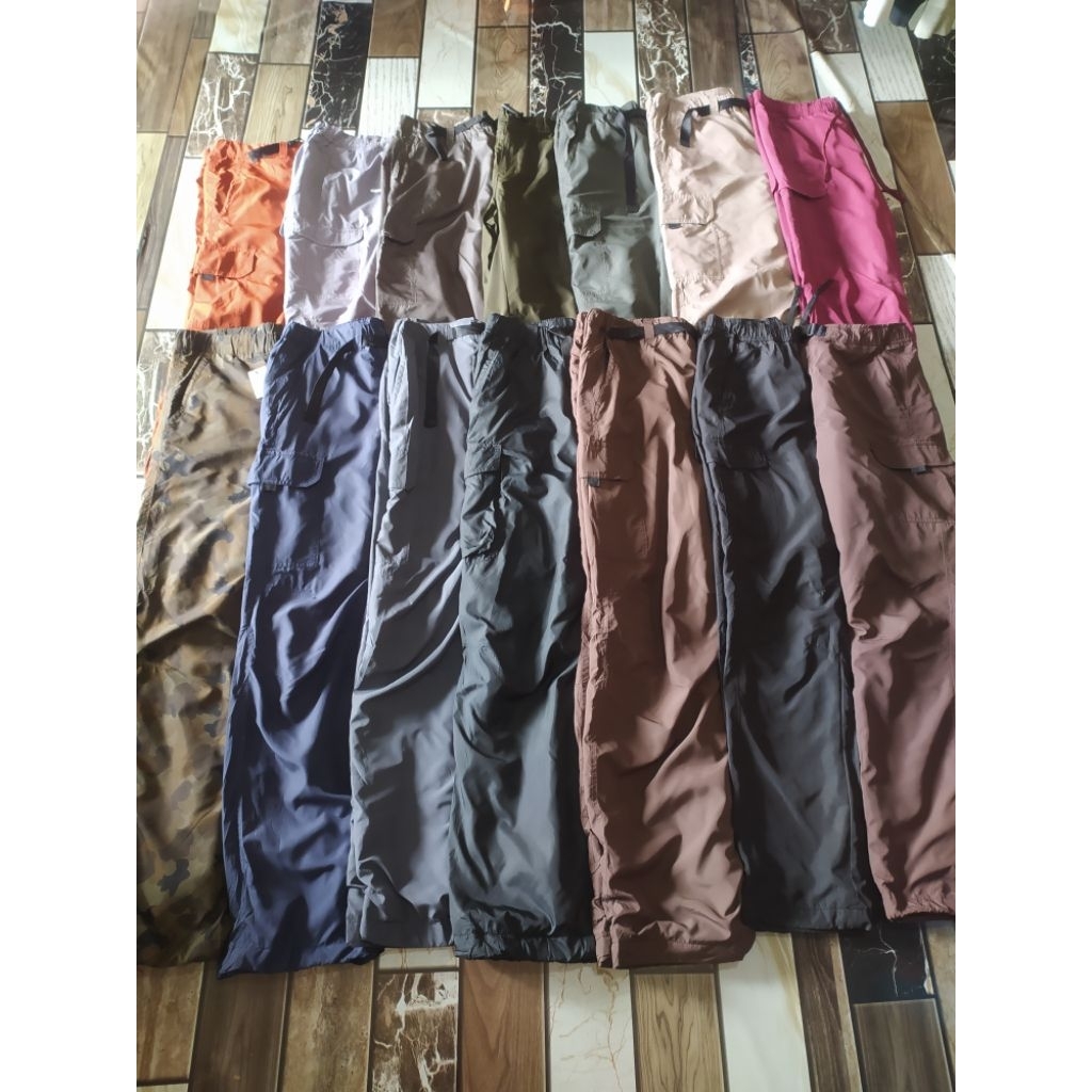 celana trackpant UNIQLo parasut
