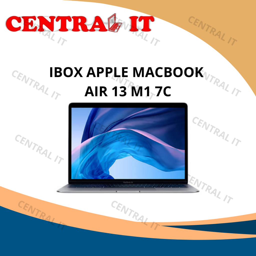 Apple IBOX MacBook Air 13 M1 7C Laptop Tipis Ringan dengan Chip M1 CPU 8-core GPU 8-core Neural Engi