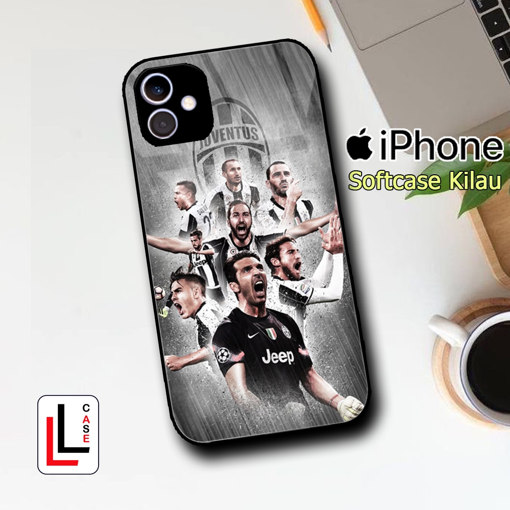 {LL0216} Softcase Glossy Iphone 11 12 13 14 15 Pro Max Mini X XR 6 7 8 Case IP Premium Kilau Mirror 