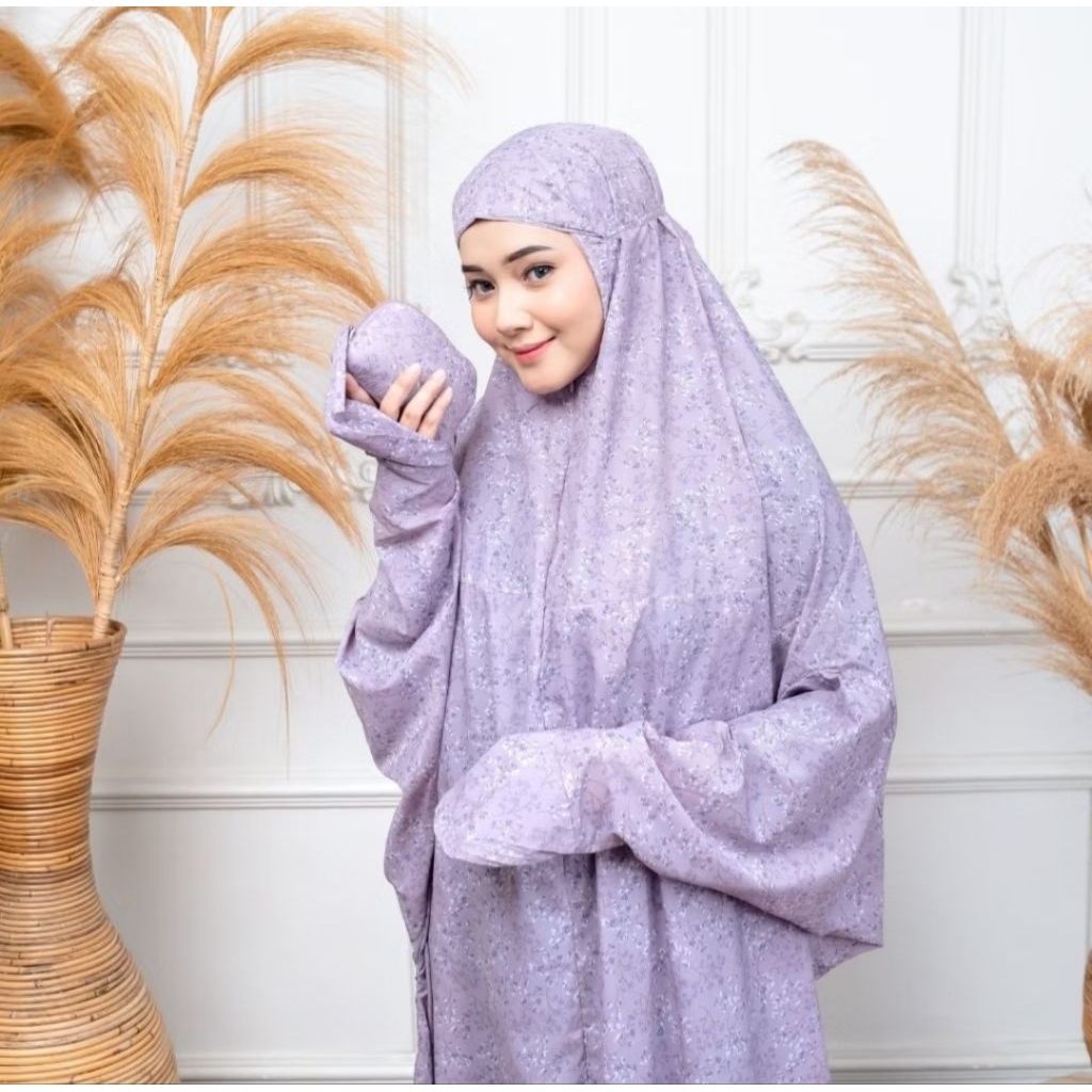 Mukena Terusan Parasut Korea Mukena Travel Terusan