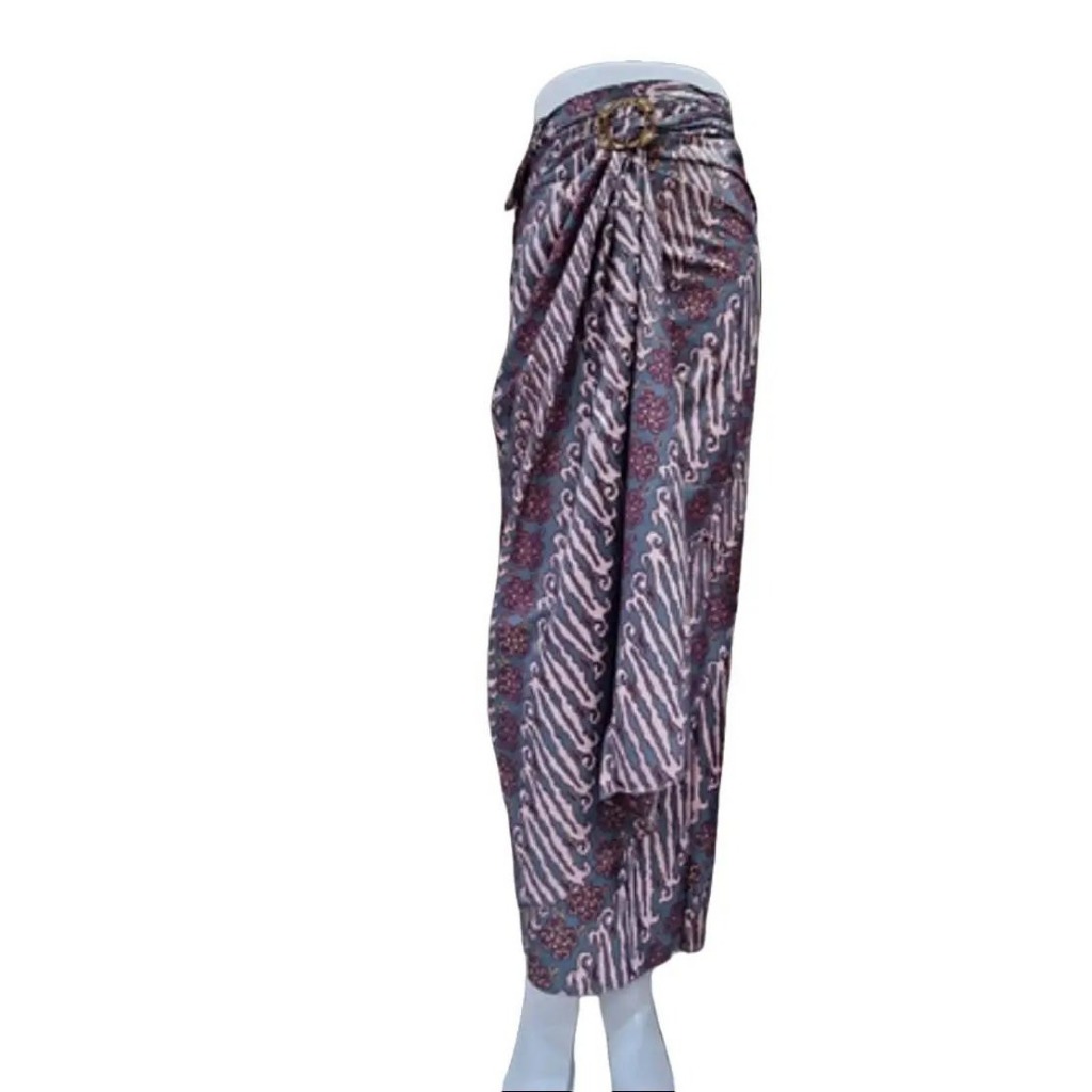 Rok Batik Wanita Kain Lilit Bahan Semi Sutra Silky Motif 13