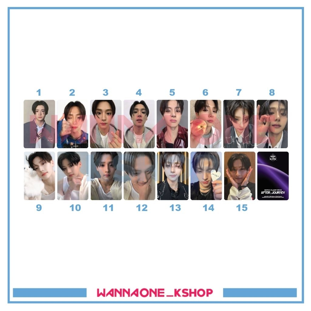 photocard After Journey Lee Sangwon ALD1 boys planet