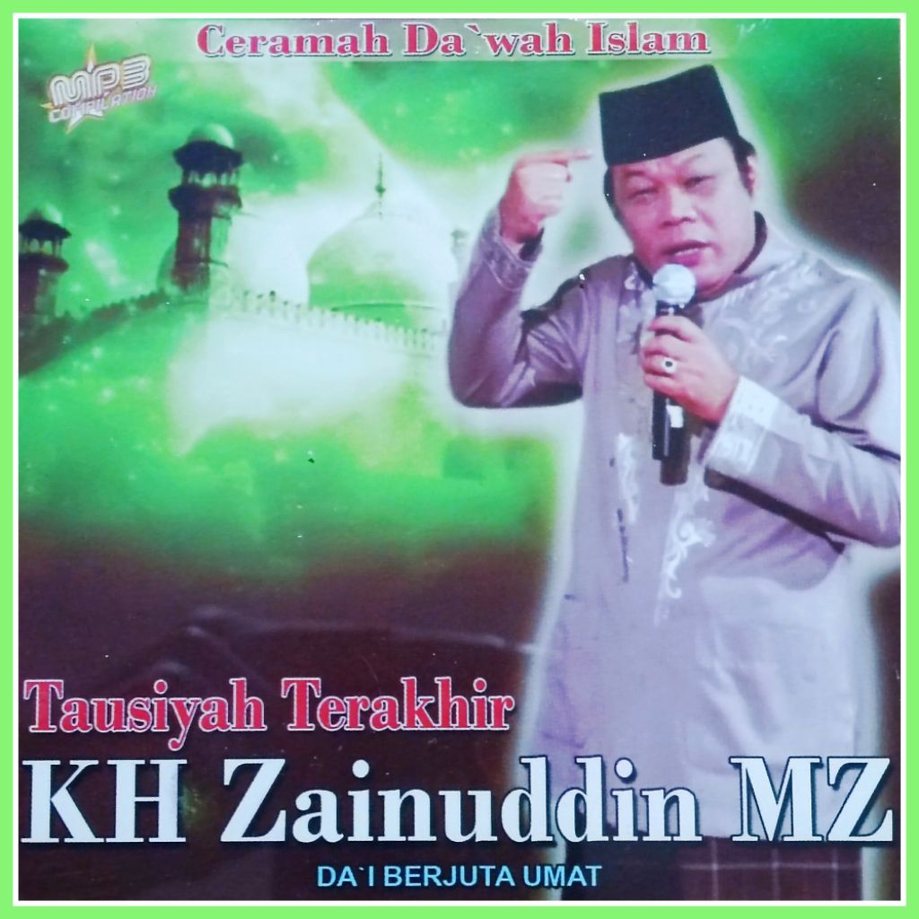 Kaset MP3 Audio Religi Islami Dakwah Ceramah KH. ZAINUDDIN MZ Album Pilihan Lengkap