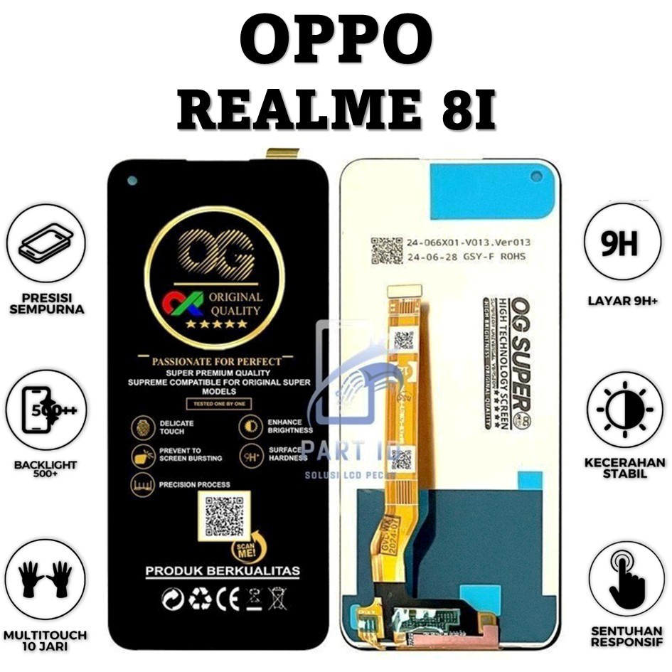 LCD TOUCHSCREEN REALME 8I ORIGINAL