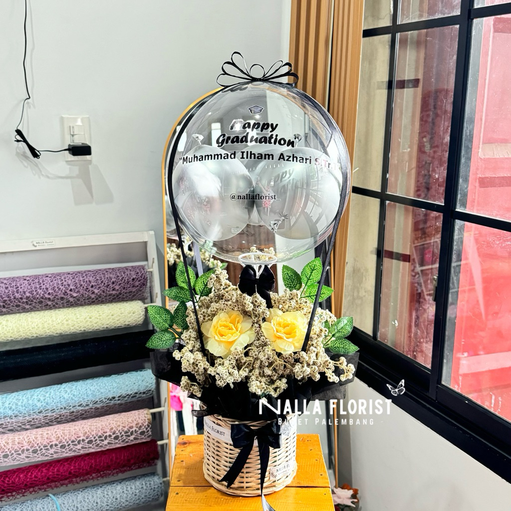 Buket Balon Edelwies / Buket Murah Palembang