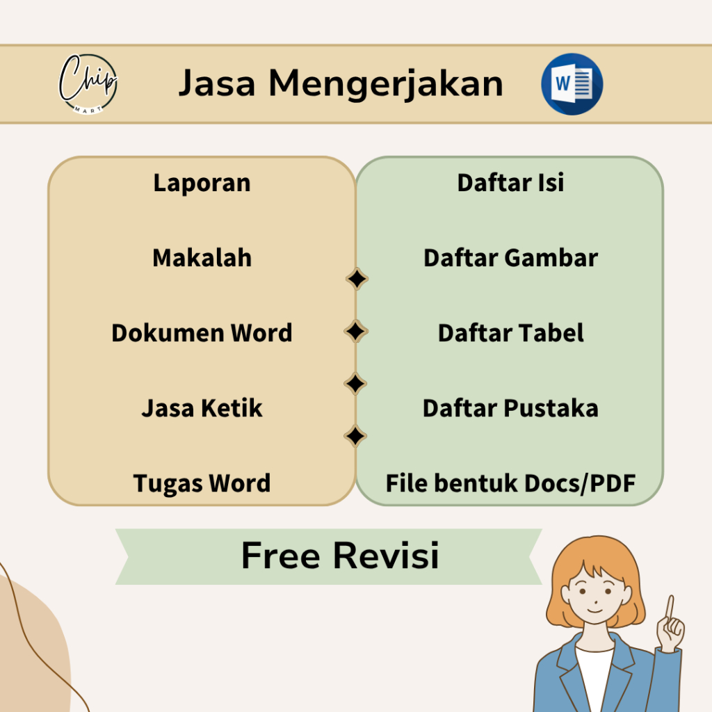 Jasa Ketik Dokumen, Makalah, Laporan, Daftar Isi
