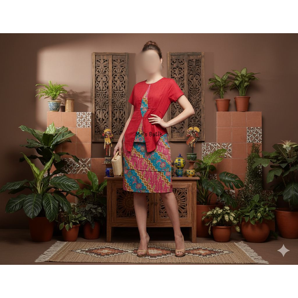 dress batik perempuan wanita anak remaja dewasa