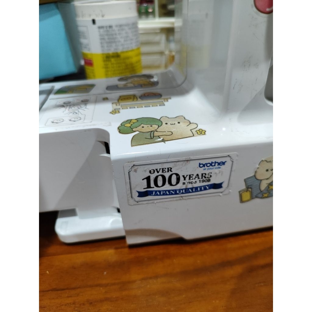 Mesin jahit merk Brother JV1400 bekas milik pribadi