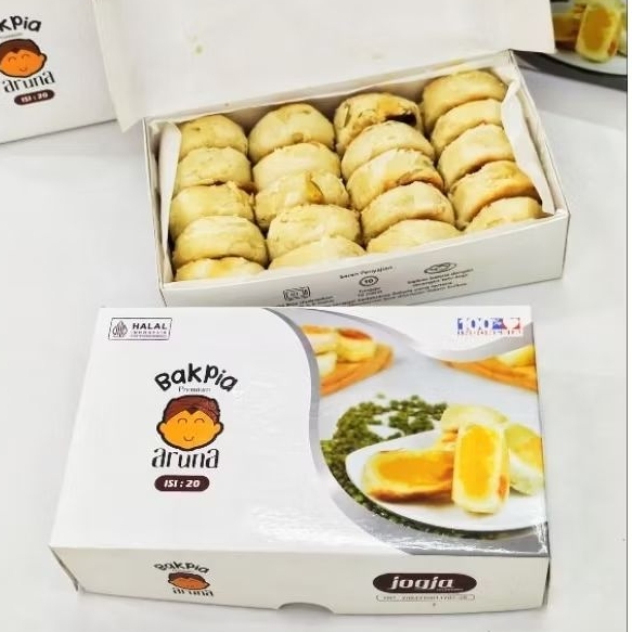 Bakpia Pathok Basah Aruna Rasa Kacang Hijau isi 20