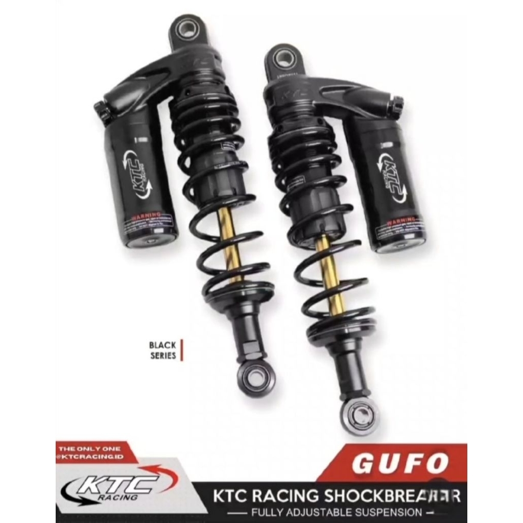 SHOCK BELAKANG KTC RACING GUFO NEW PRODUK  JUPITER Z/F1ZR/VEGA R/SUPRA/MEGAPRO/RX KING/GRAND DLL KTC