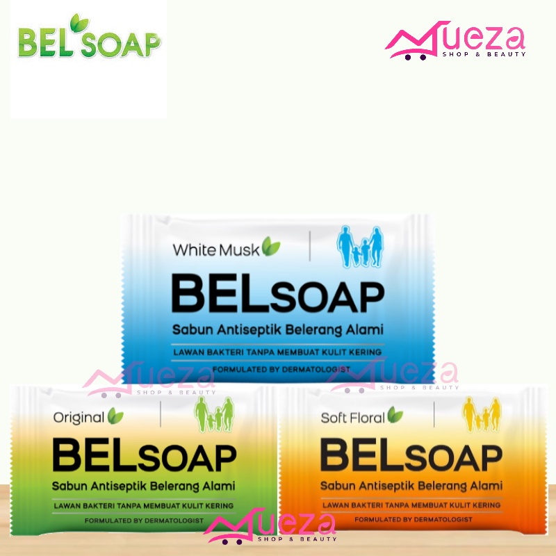 Belsoap - Original, Belsoap White Musk, Belsoap Soft Floral 65GR / BELSOAP SABUN MANDI BELERANG 65GR