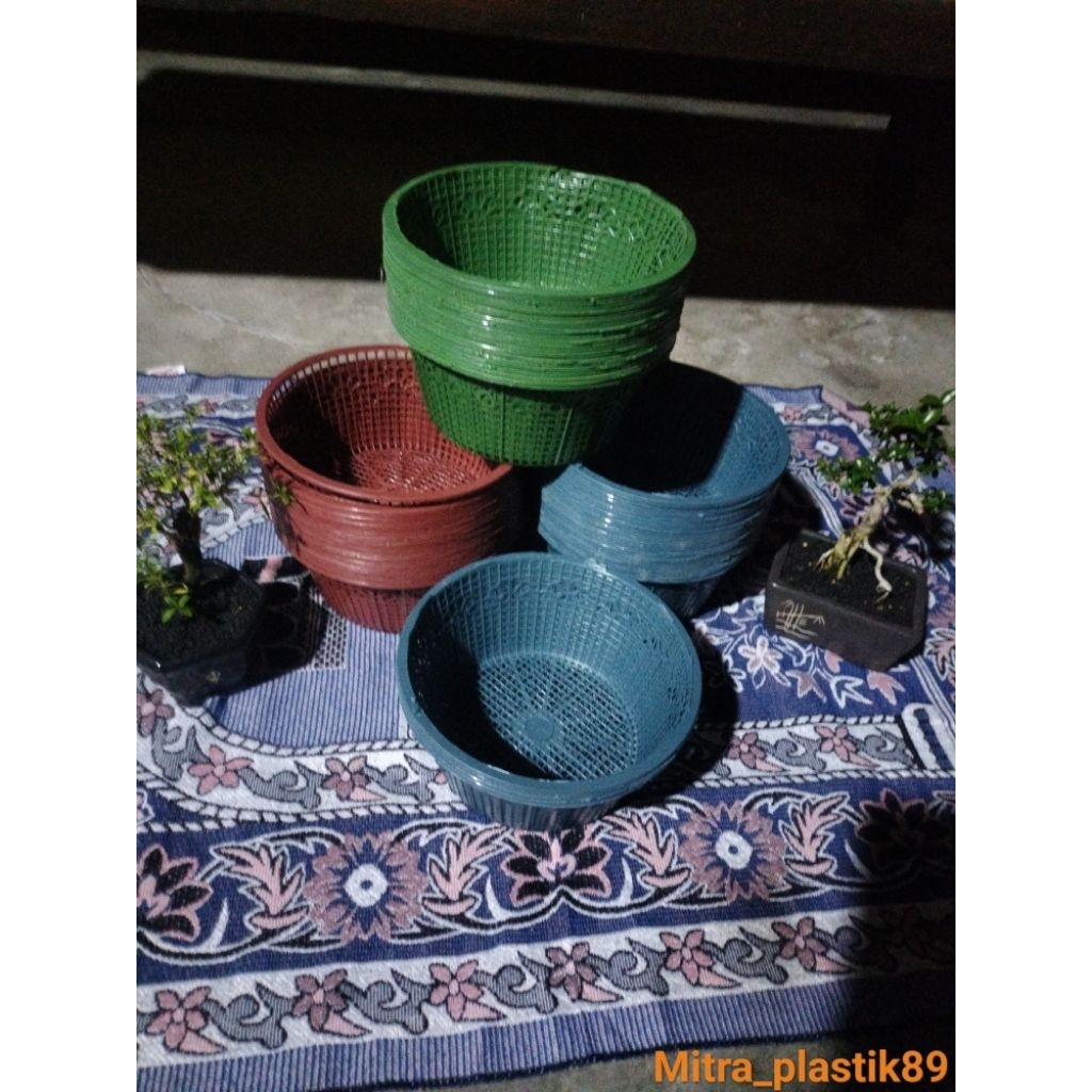 PROMO 100 PCS BESEK CETING WAKUL HAJATAN KERANJANG PLASTIK TELUR SYUKURAN SLAMETAN