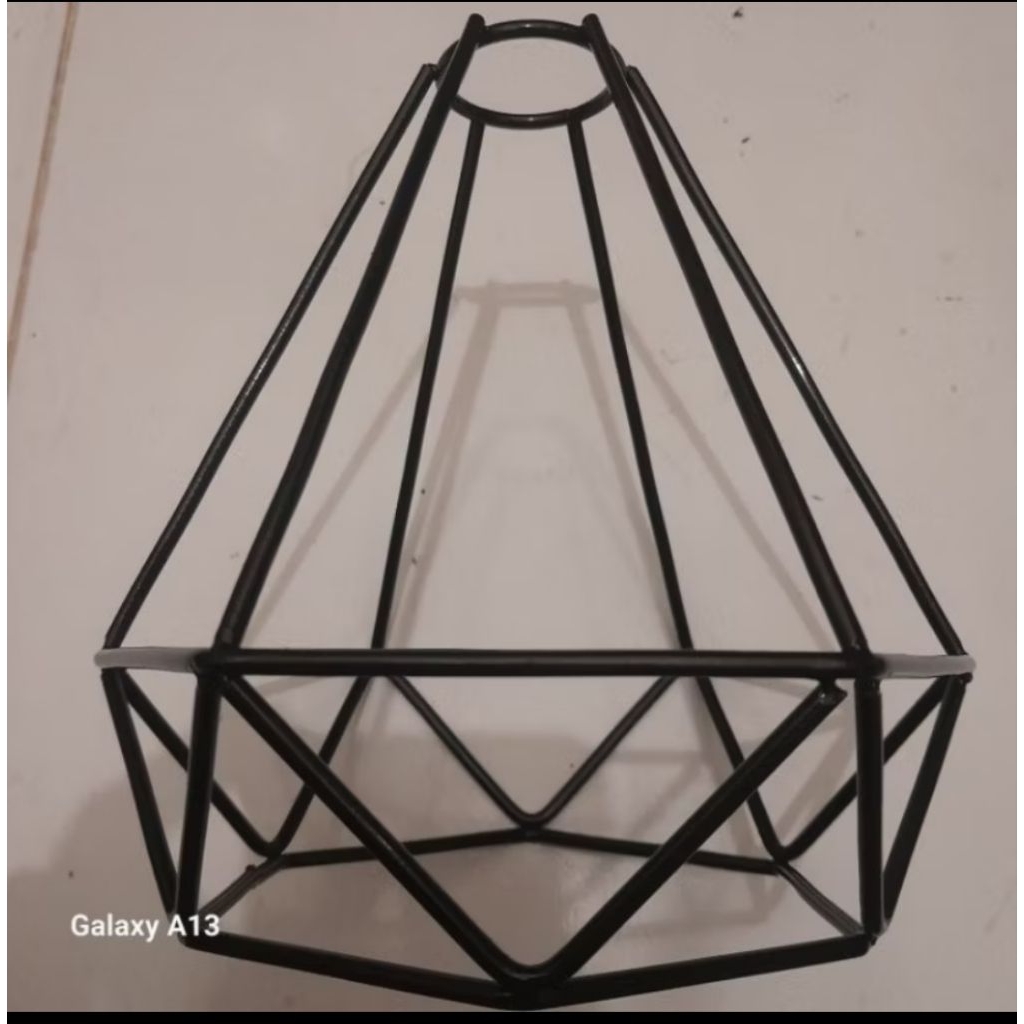 kap lampu gantung diamond