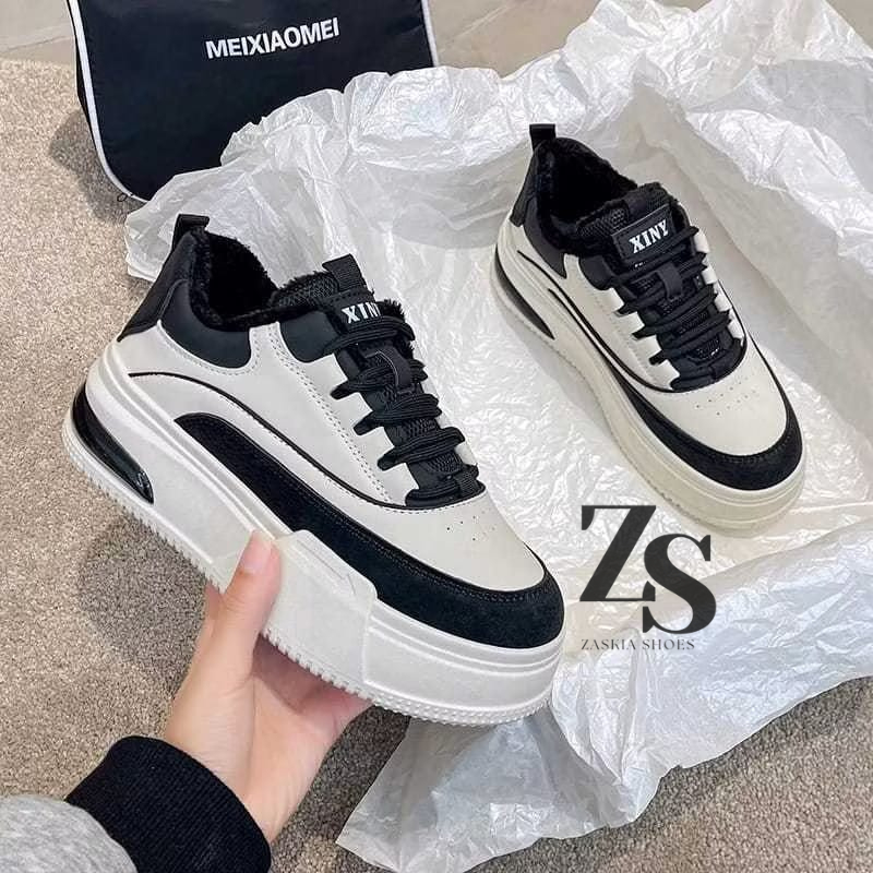 Sepatu Sneakers Wanita Sepatu Sekolah Sepatu JENO Korean Style wanita