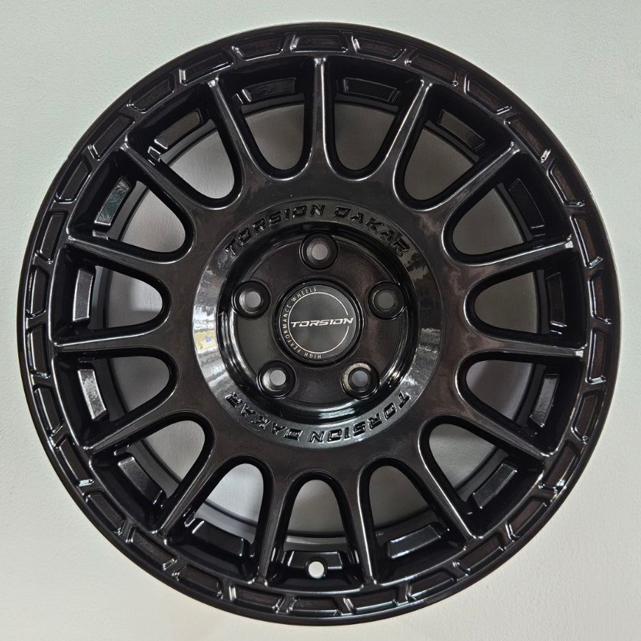 VELG MOBIL ORIGINAL TORSION WHEELS DAKAR R16 x 7 5H 114,3 ET 15 EJ TITAN ( DARK GREY ) - INNOVA REBO