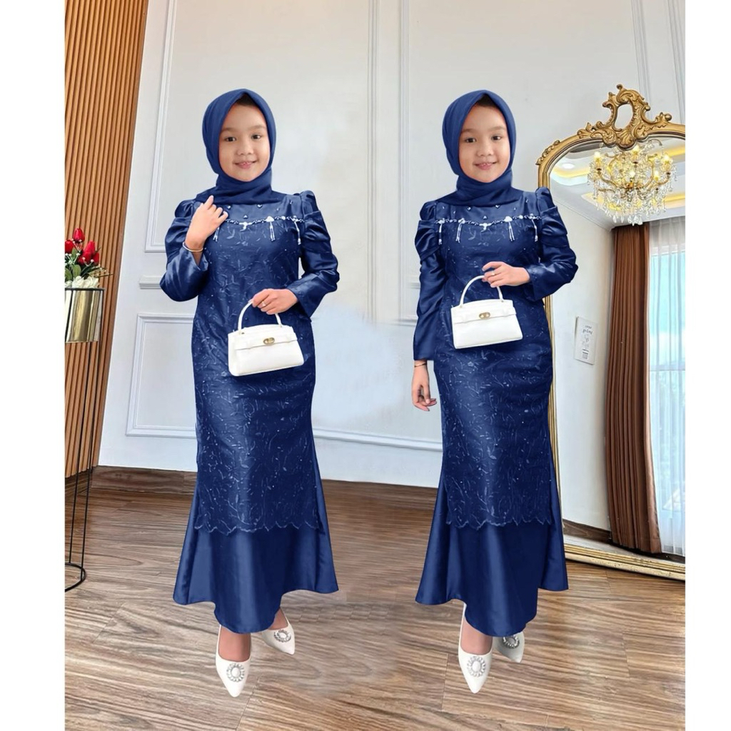 DISKON KID NADIRA 3-12TAHUN GAMIS PESTA ANAK GAMIS COUPLE IBU ANAK DRESS MUSLIM ANAK GAMIS ANAK