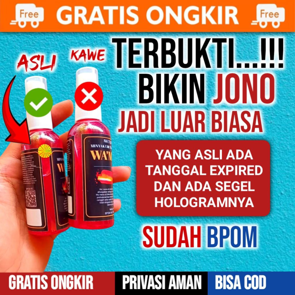 Daun Tiga Jari Minyak Wamena Asli Papua - Wamena Daun tiga jari Original isi 60 mili