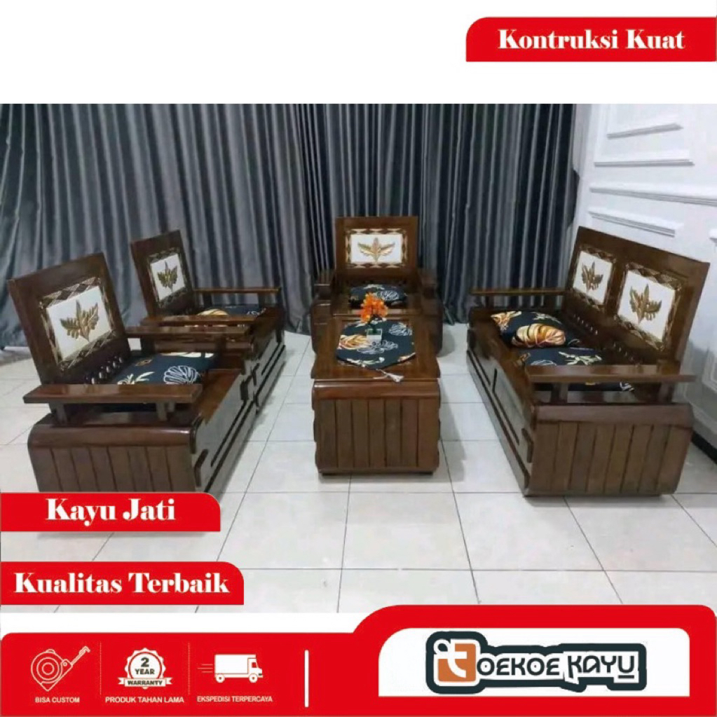 kursi ruang tamu, kursi tamu domini kayu jati, kursi ruang tamu, kursi tamu minimalis jati