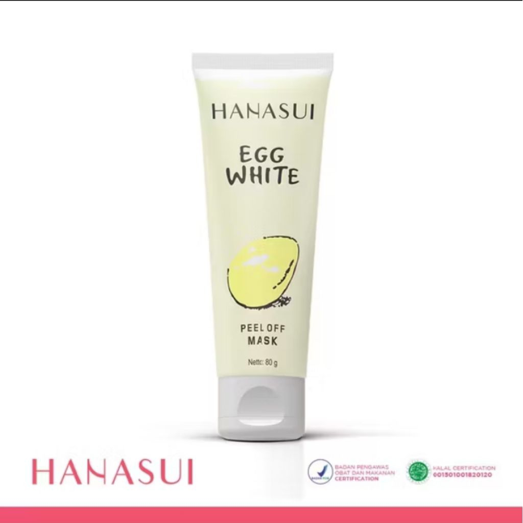 Peel Off Mask - Hanasui Peel Off Mask Egg White 80gr