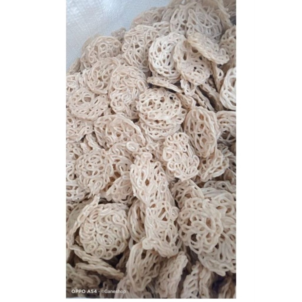 krupuk uyel mentah