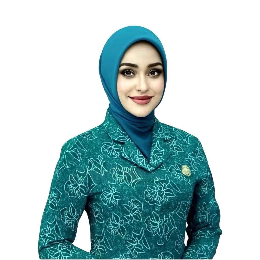 Jilbab PKK Logo 1/ Hijab PKK Logo / segiempat PKK / kerudung PKK