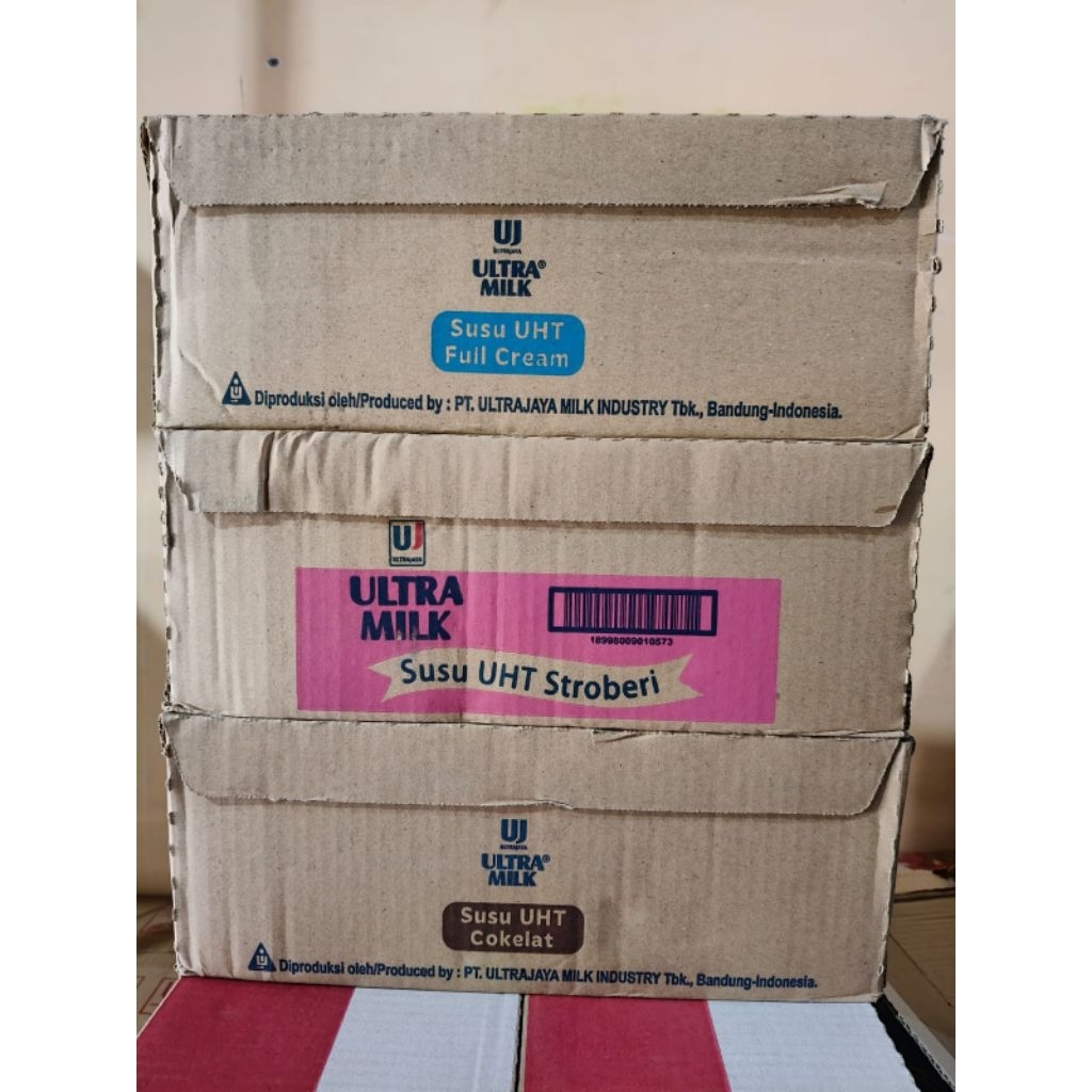 [READY STOCK] Susu UHT Ultra Milk 200Ml (1dus isi 24 kotak)