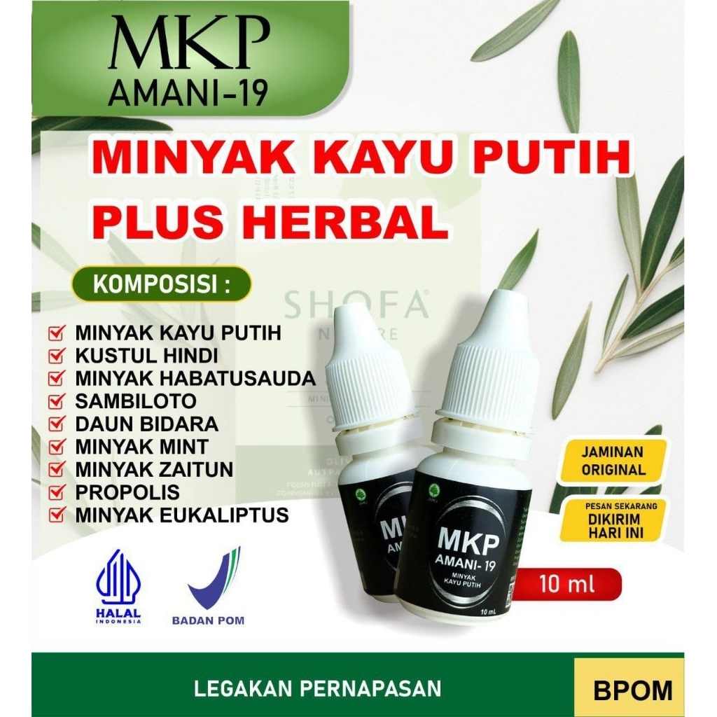 minyak kayu putih plus herbal