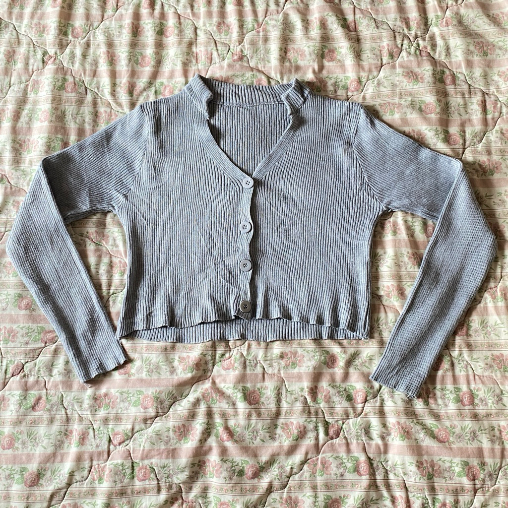 preloved cardigan crop