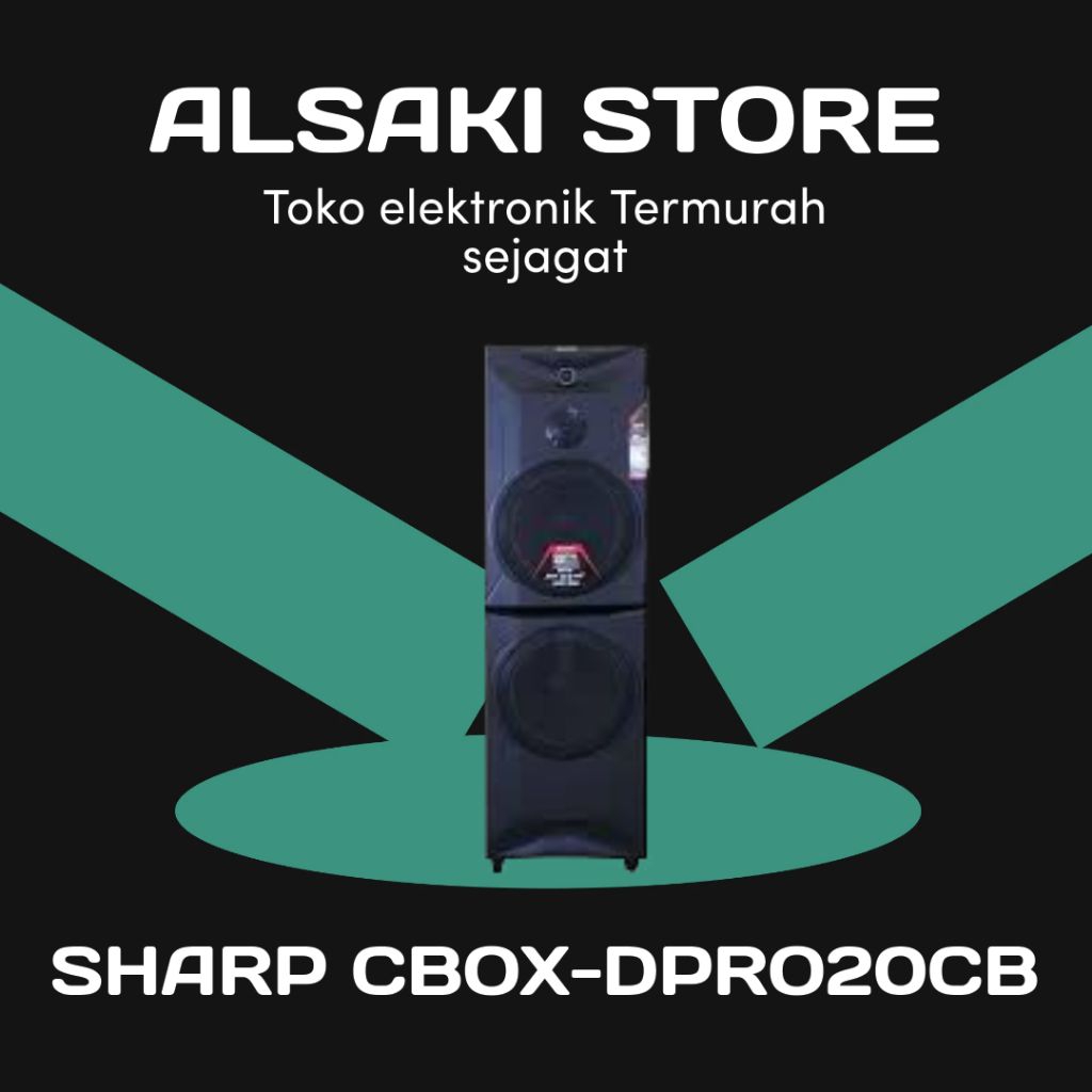 SHARP CBOX DPRO20CB SPEAKER
BLUETOOTH KARAOKE