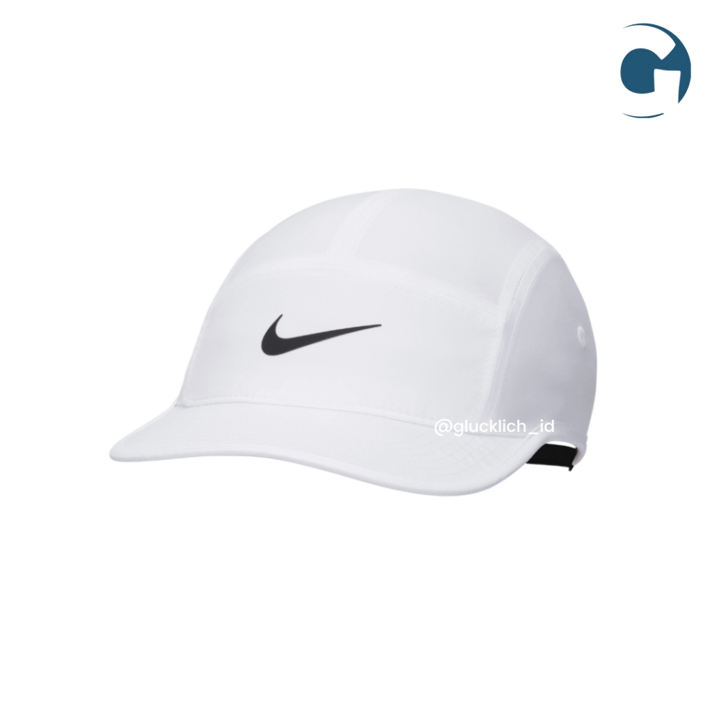 Nike, Fly Cap Unstructured Swoosh Cap White/Anthracite/Black