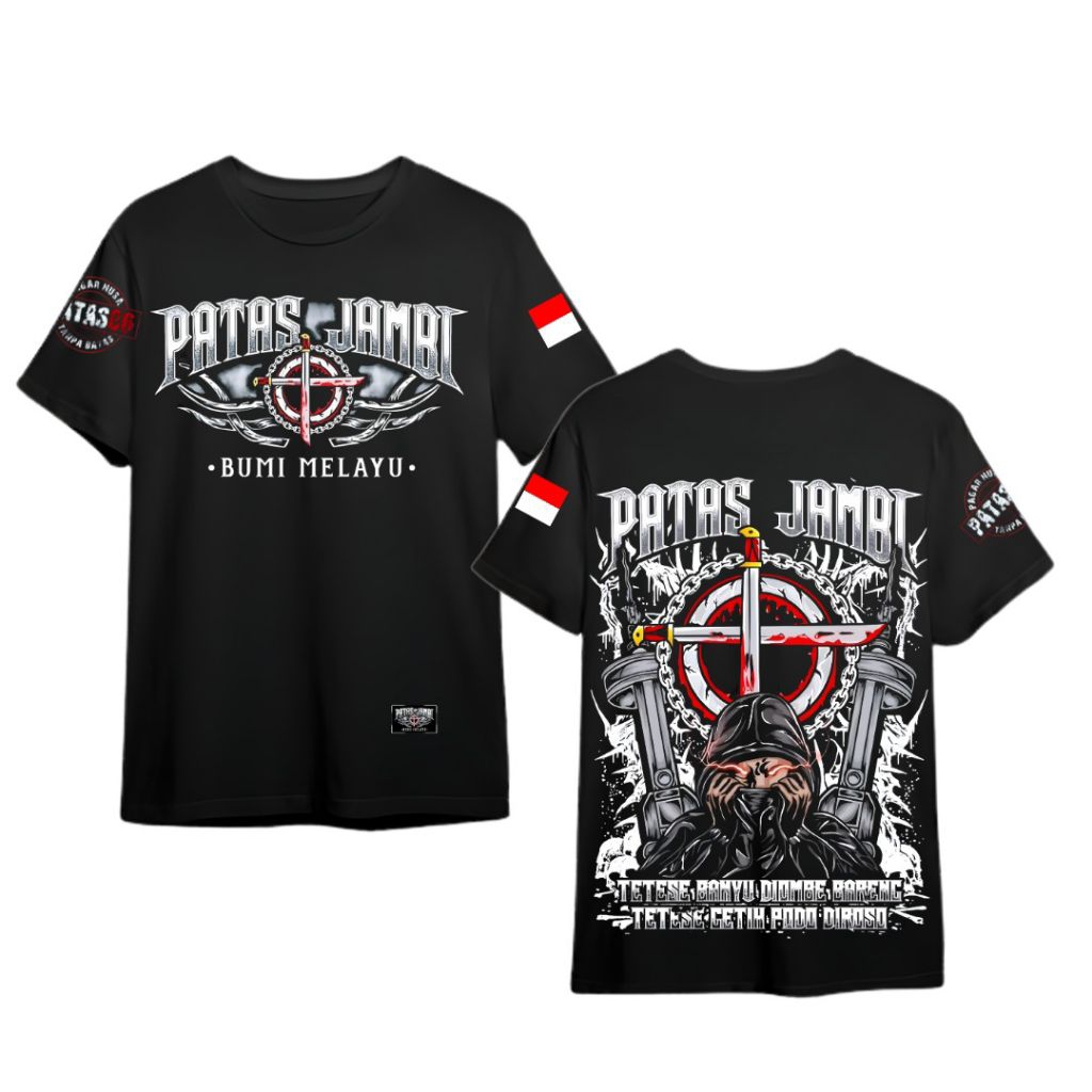 Kaos patas Jambi bumi Melayu original - kaos patas Jambi bumi Melayu warna hitam