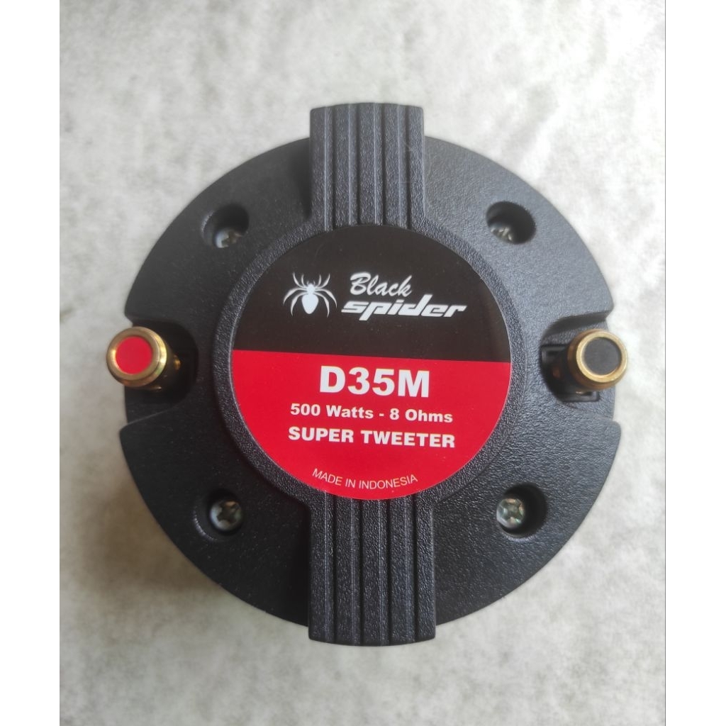 BLACK SPIDER D35M DRIVER TWEETER 500WATT