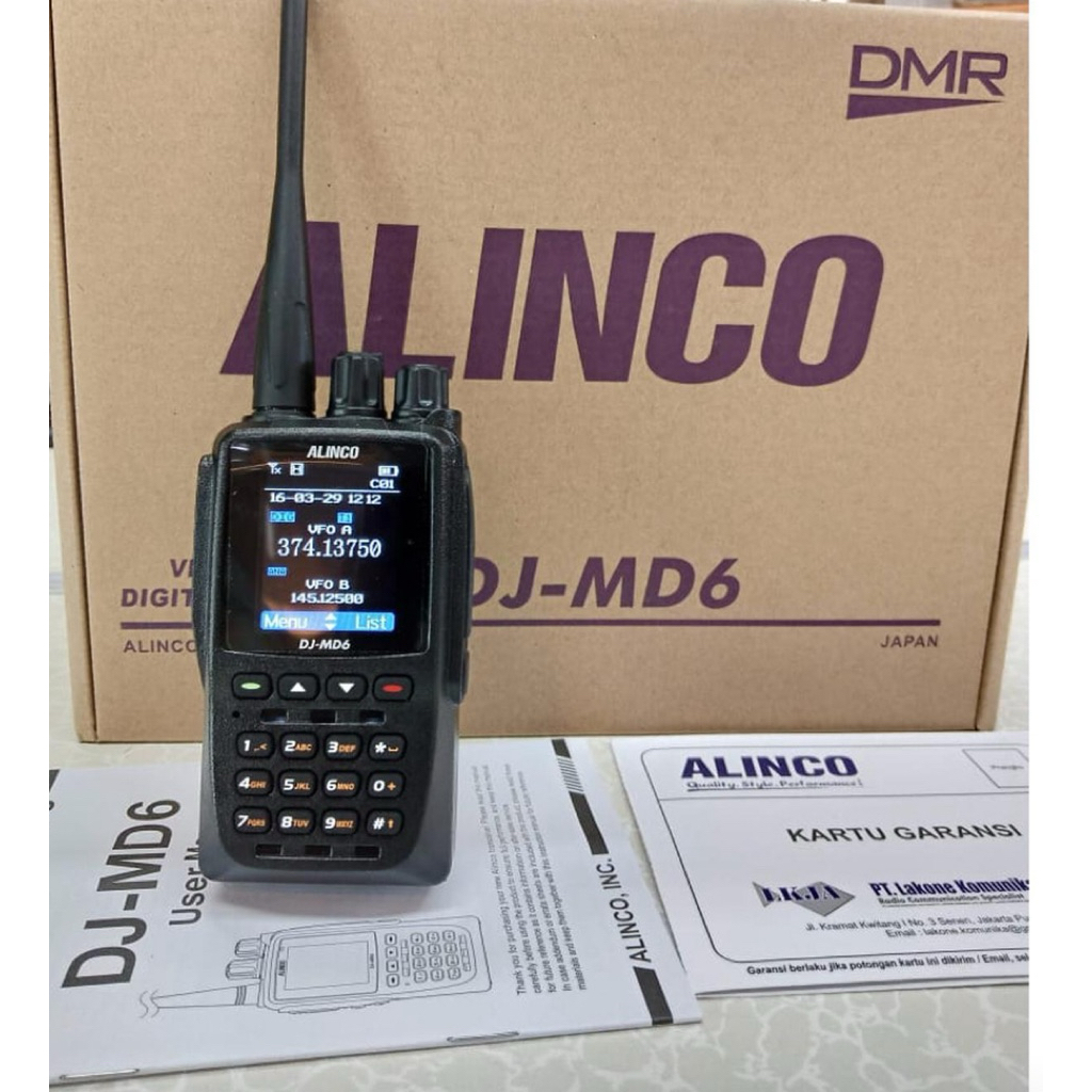 HT ALINCO MD-6 DMR DIGITAL Dual Band Original Japan