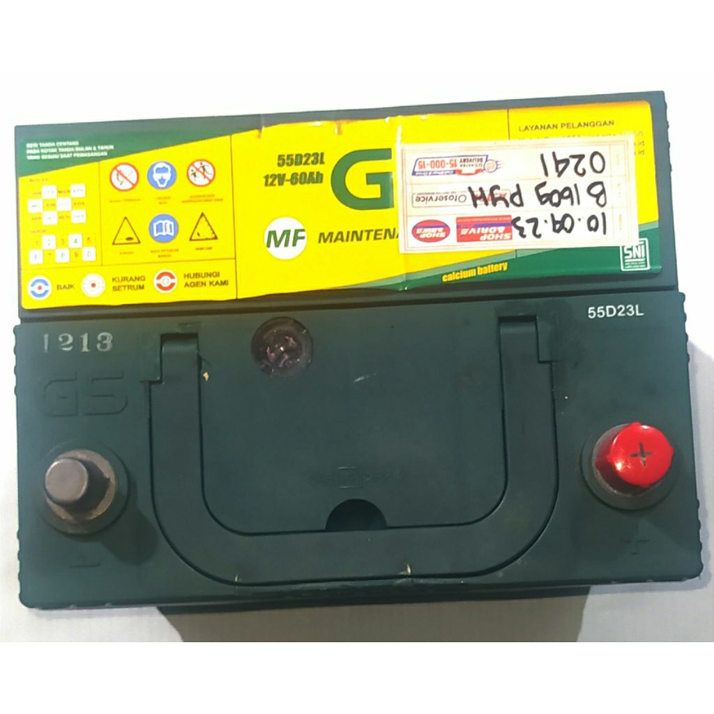 AKI MOBIL GS 12V-60AH (Bekas)