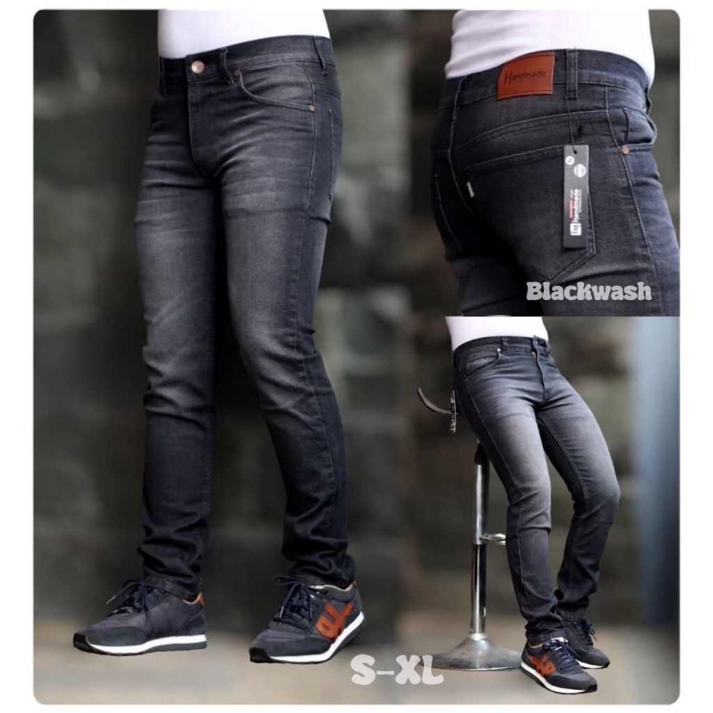 CELANA JEANS BIKERS PANJANG PRIA BIG SIZE