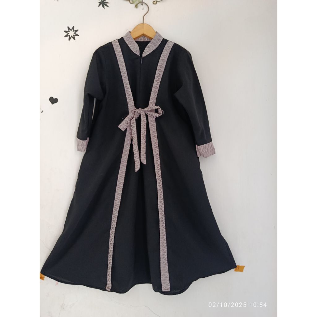 (PRELOVED) Abaya Anak Asmarandana Dress by Naisha Hijrah