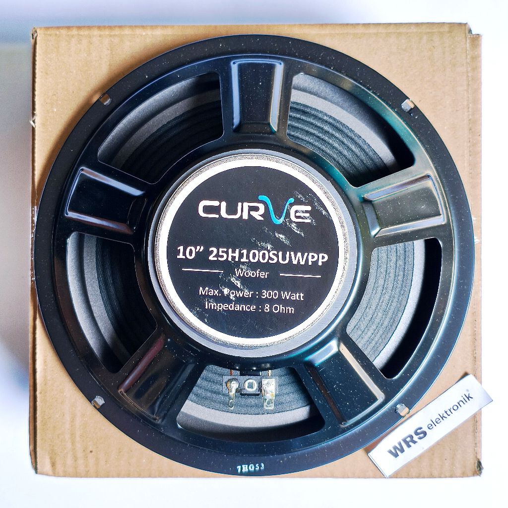 Speaker spiker 10" inch Curve 25H100SUWPP PLS woofer 8ohm 300watt