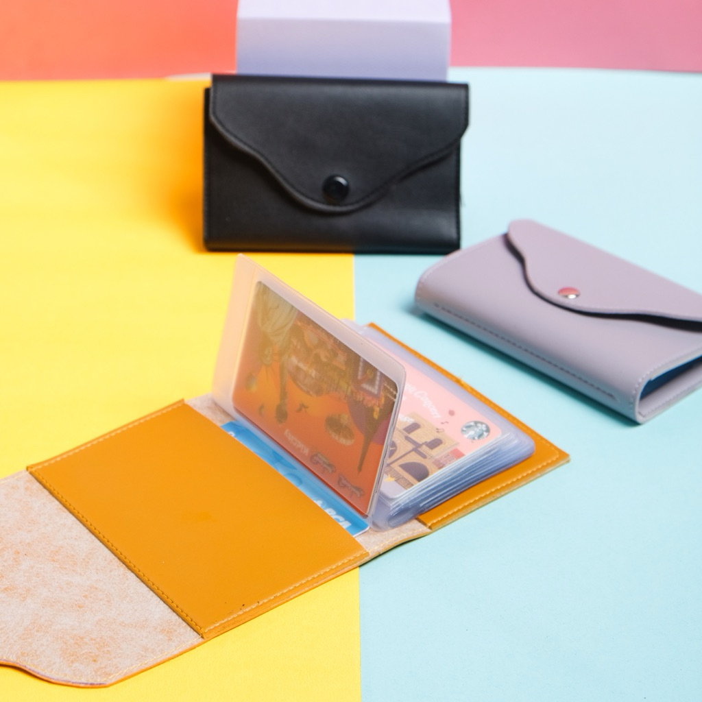 MELZA - BONIA Dompet Disiplin Keuangan Organizer Polos Mini Budgeting Keluarga Bulanan Free Sticker