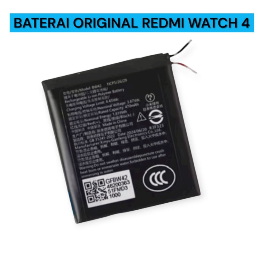 BATERAI REDMI WATCH 4 ORIGINAL