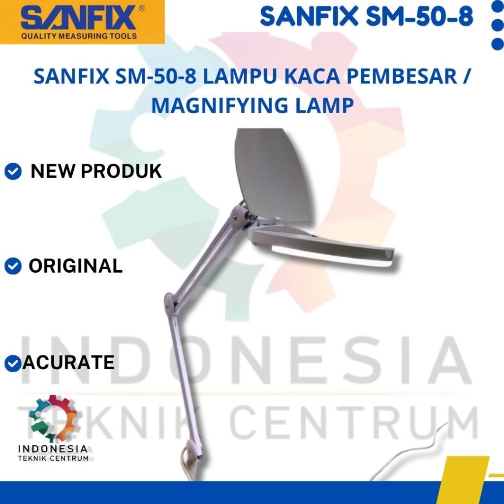 Sanfix SM-50-8 Lampu Kaca pembesar / Magnifying Lamp