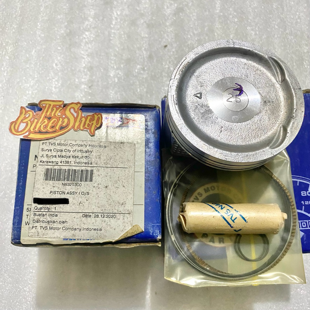 piston kit oversize/os 25 TVS APACHE RTR 200 Original TVS