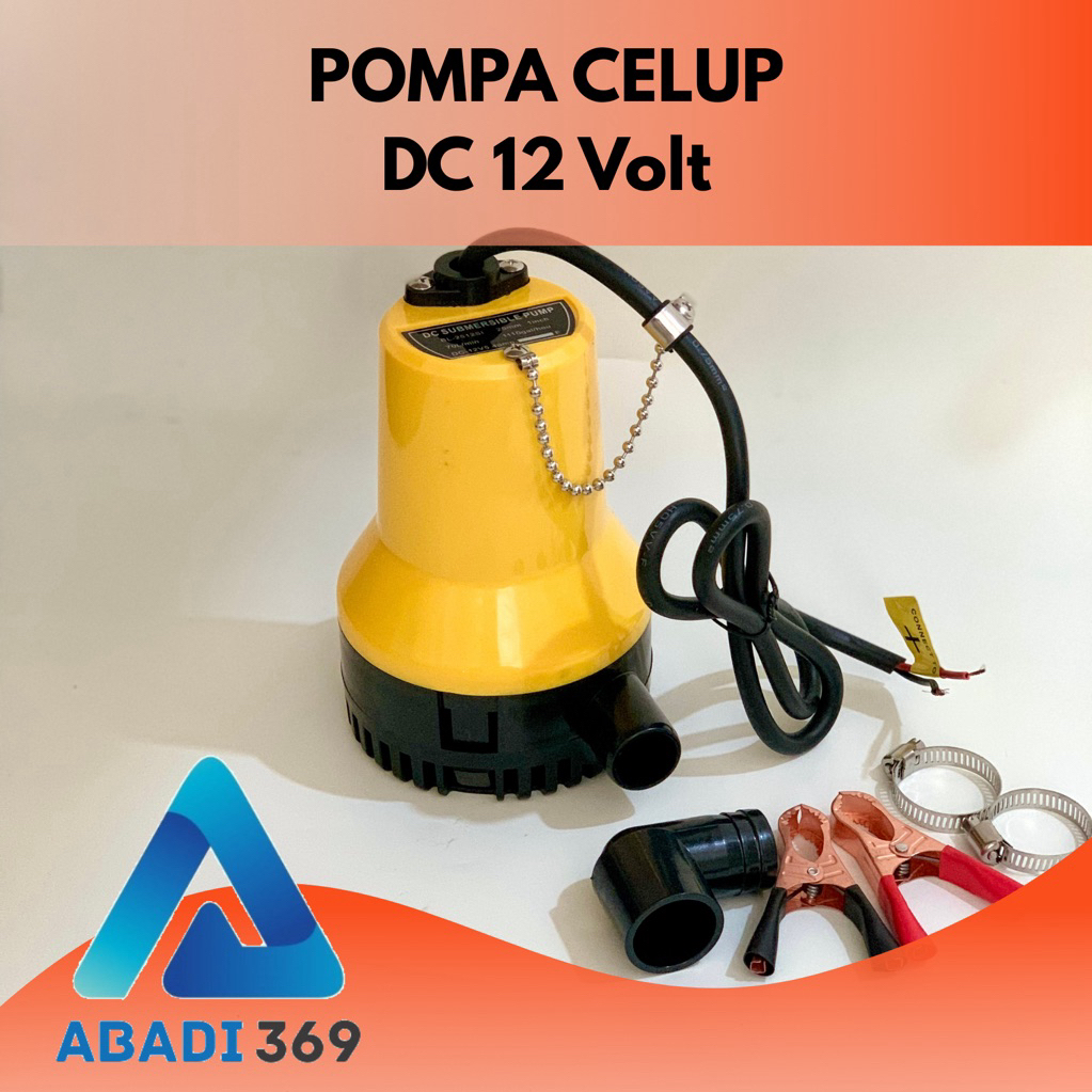 Pompa Air DC 12V / Pompa Celup Aki / Pompa Air Aki 12V / Submersible Pump
