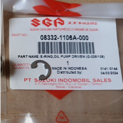 ERING CLIP PENJEPIT PIN PAKU FOOTSTEP BELAKANG SUZUKI NEW SATRIA FU 150 HAYATE GSX R 150 LETS SKYDRI