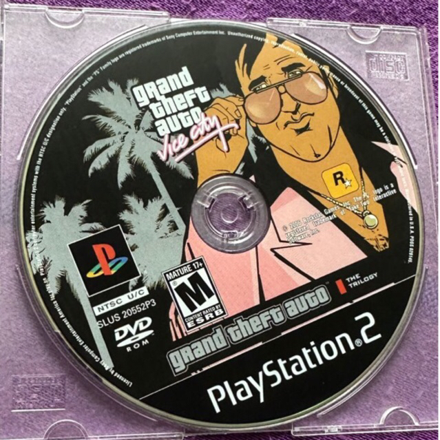 kaset ps2 original us gta vice city