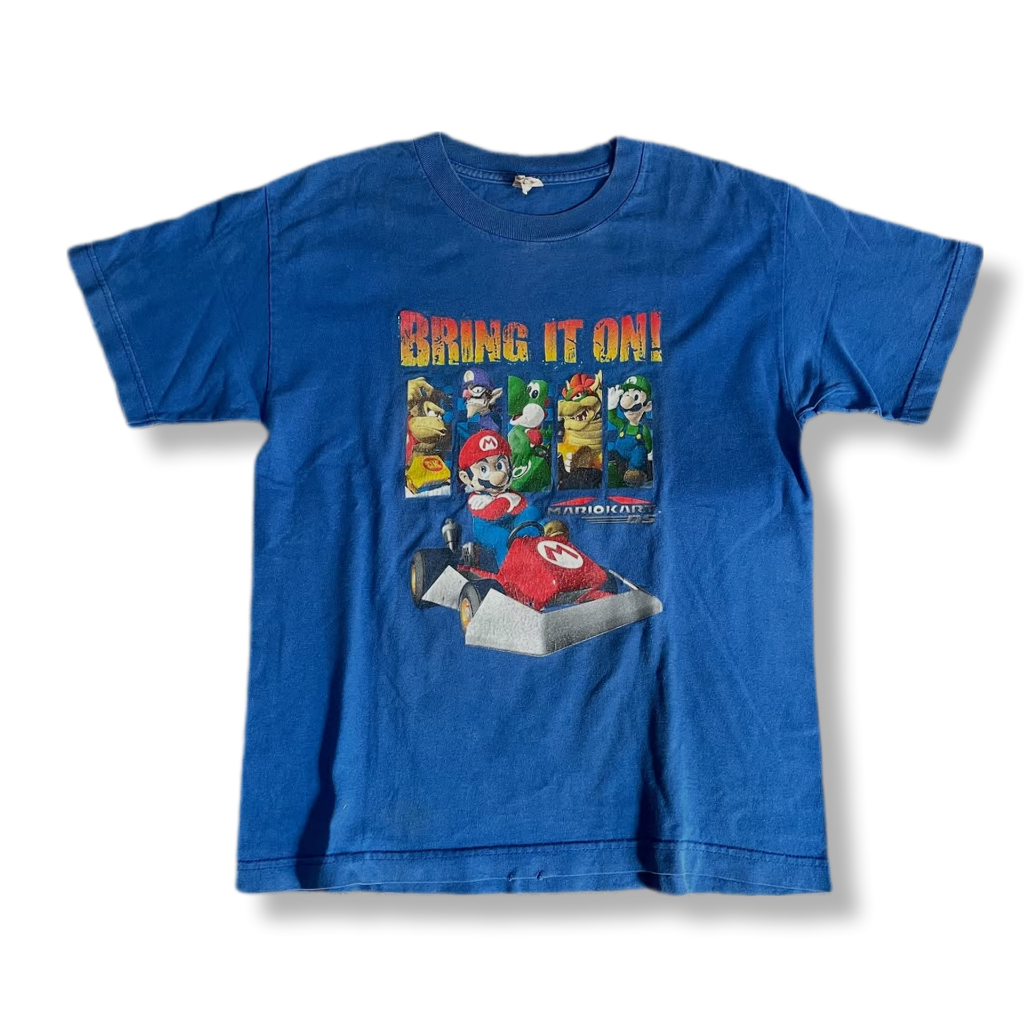 VINTAGE MARIO KART - BRING IT ON PROMO TEE T-SHIRT | KAOS GAME | JSNG